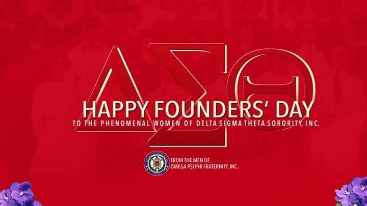 EAQues1932's tweet photo. Happy Founders Day to the Devastating Ladies of Delta Sigma Theta Inc!!. https://t.co/nJeseSJN6F