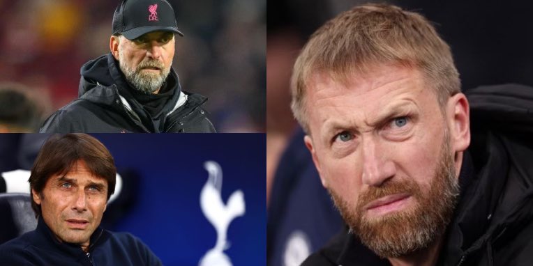 fallengiantz's tweet photo. Potter lacking Magic, Klopp can’t recycle, Conte &amp; Levy not on the same ... https://t.co/wADIMp0S4w via @YouTube https://t.co/trCfZkGYvf