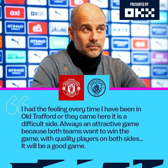 DantonKip's tweet image. From the main man himself💙
#ManchesterDerby