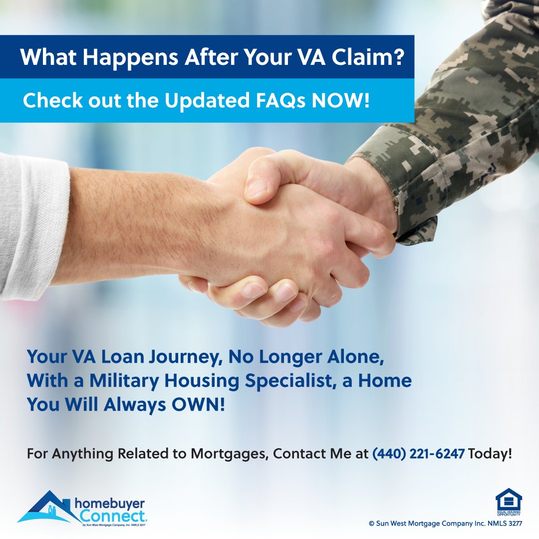 Visit these two VA websites to learn all you need to know about your VA claim and claim exams.
 
VA claim 🖱️ benefits.va.gov/compensation/c… 
 
Claim exams 🖱️ va.gov/disability/va-… 
 
🖱️: johnmajorek.homebuyerconnect.com or 📲 at (440) 221-6247
 
#mytruehome #wegetyou #sunwestmortgage #vaclaims