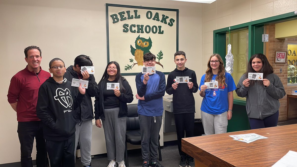 Grade 8 HERO raffle winners!  Here and on time, ready to learn everyday! <a href="/bellmawrschools/">Bellmawr Schools</a> <a href="/BellOaksSchool/">Bell Oaks School</a>