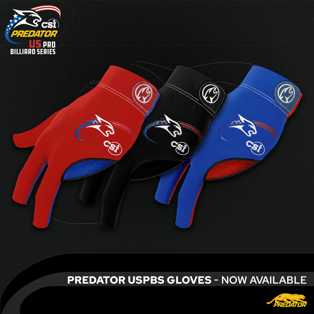 PredatorCues's tweet image. Black, red, or blue?
These vibrant Second Skin gloves are made in partnership with @PlayCSIpool and @PBilliardSeries, and designed to match your skill level: Pro. 😉
Play like a pro: predatorcues.me/3H4DZfq
#BilliardsGloves #ProPoolPlayer #ProBilliards #PredatorCues