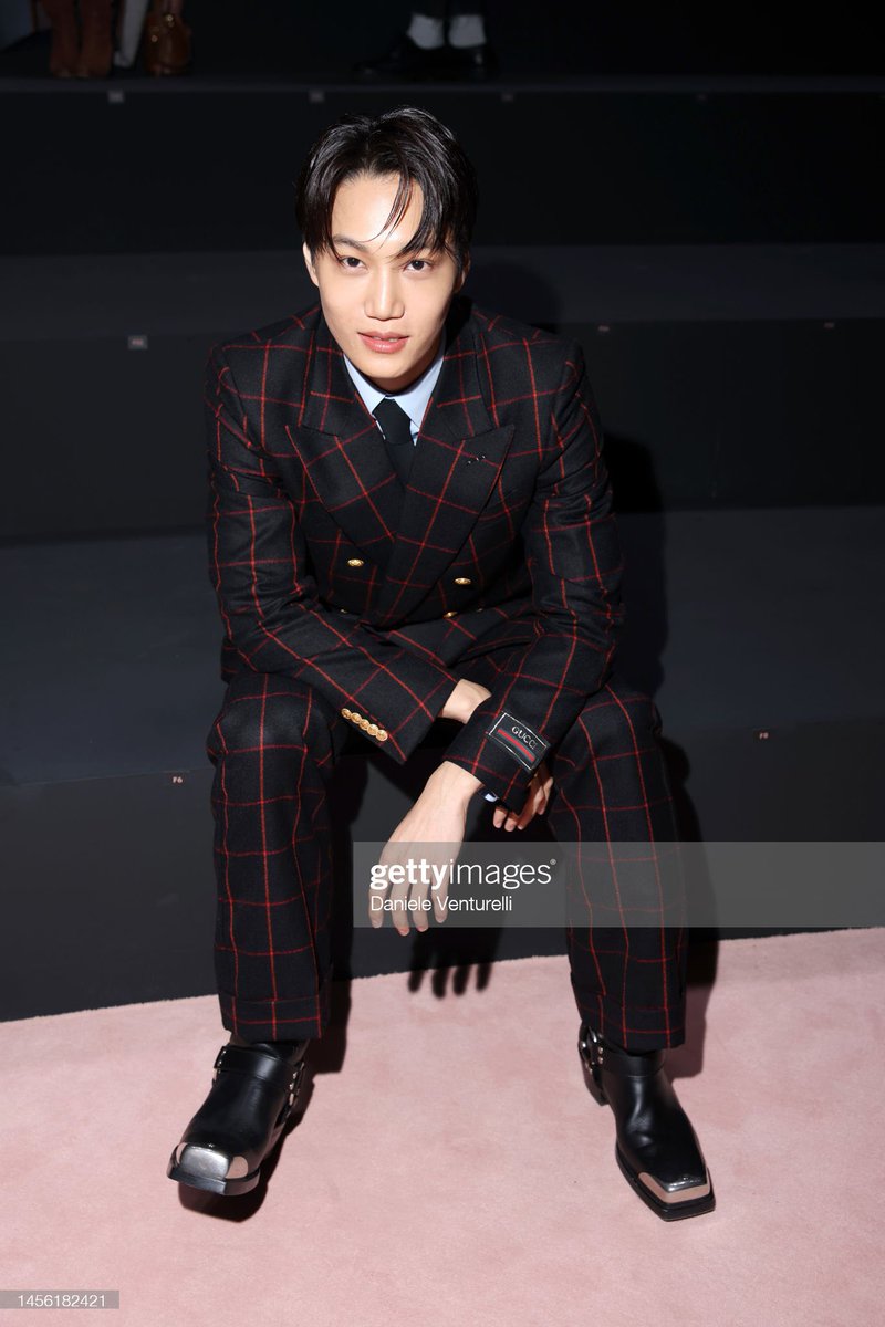 exogrowlnation's tweet photo. #KAI for Gucci at Milan FW23

#GucciBoyWithMilano
#KAIxGucciFW23 https://t.co/vNyeBrIE4Z
