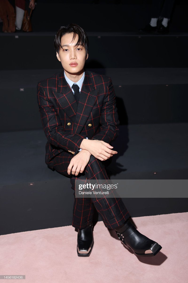 exogrowlnation's tweet photo. #KAI for Gucci at Milan FW23

#GucciBoyWithMilano
#KAIxGucciFW23 https://t.co/vNyeBrIE4Z