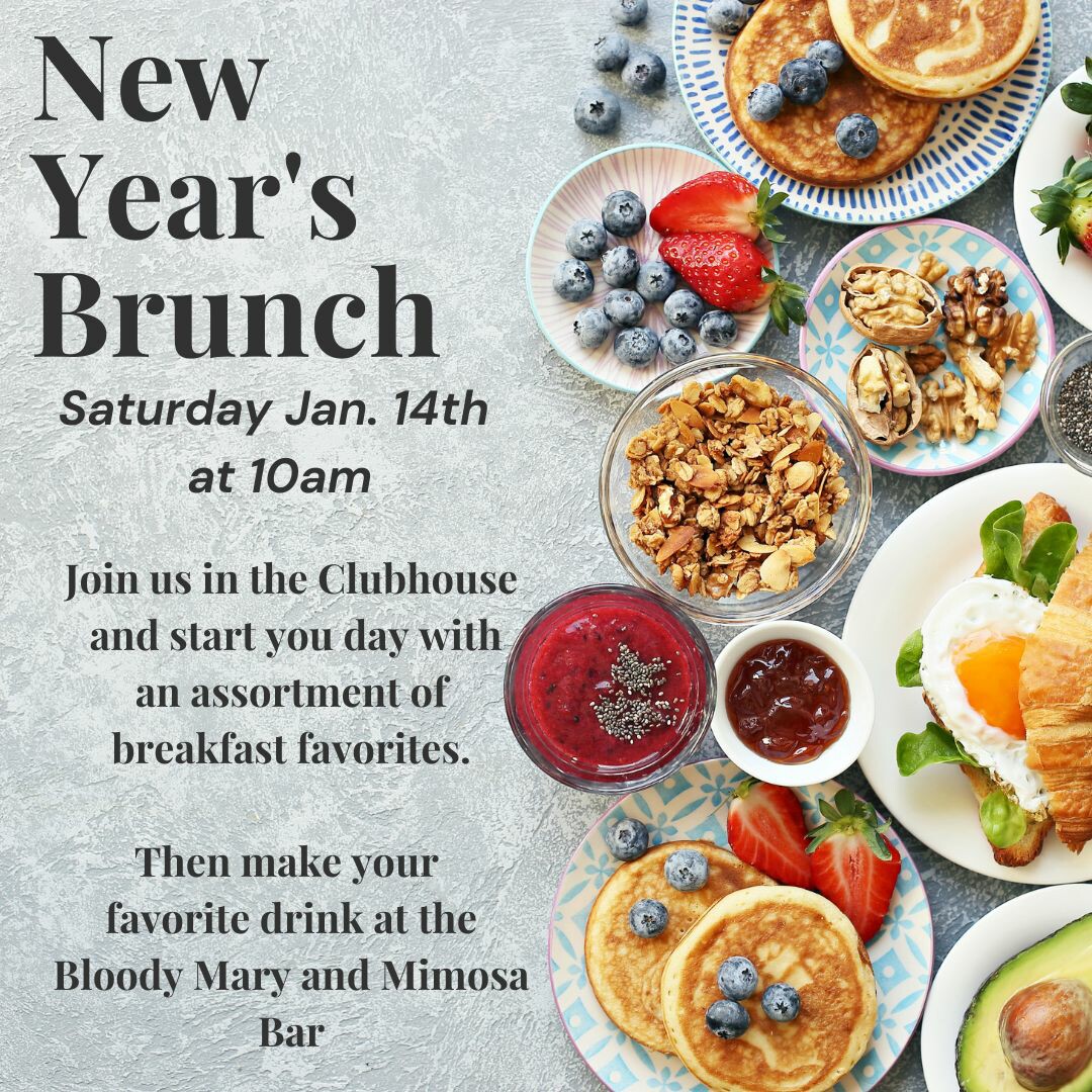 We look forward to ringing in the New Year with you this Saturday at our New Year's Brunch!

#WeLoveOurResidents #LoveWhereYouLive #Charleston #luxuryrentals #ResidentEvents #AptLife #happynewyear #happy2023 #lovewhereyouwharf #itsawonderfulwharf #danielisland #Brunch