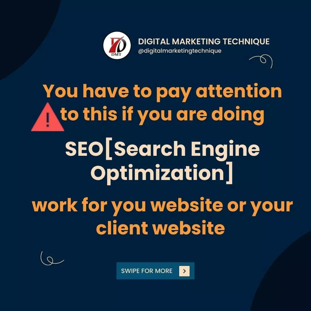 DigiTechnique7's tweet photo. You have to pay attention to this if you are doing SEO[Search Engine Optimization] work for your website or your client's website.
1] Not doing keyword research
2] Overusing keywords
3] Ignoring mobile optimization
#seo #webdesign #seoexpert #seotips #seoforbeginners #seotip
#01 https://t.co/ZJna2WiizQ