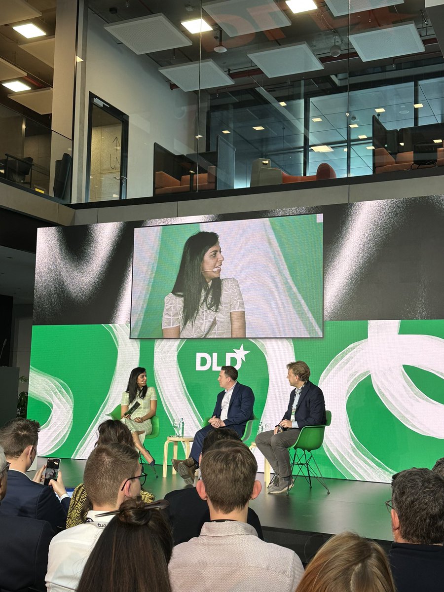 Future of Media Business, with @semaforben and @Justin_B_Smith. 

@nayeema might be the best interviewer I’ve ever seen.

-
@DLDConference #DLD23