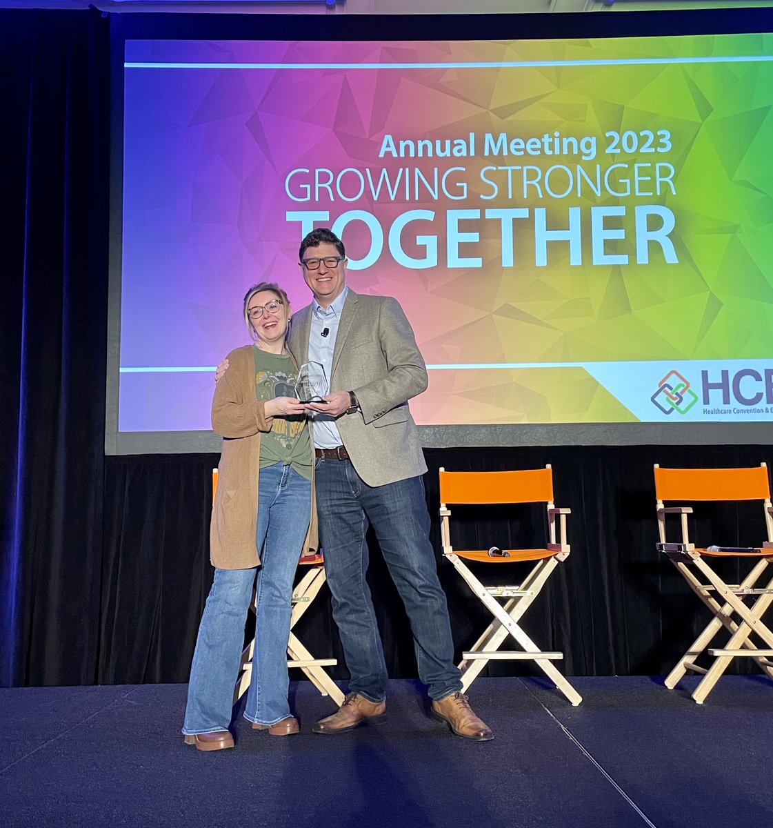 GWFAssociates's tweet photo. Congrats to @JeannieWert for being this year’s  @HCEAORG Distinguished Service Award recipient https://t.co/8j4RaI7Aqw