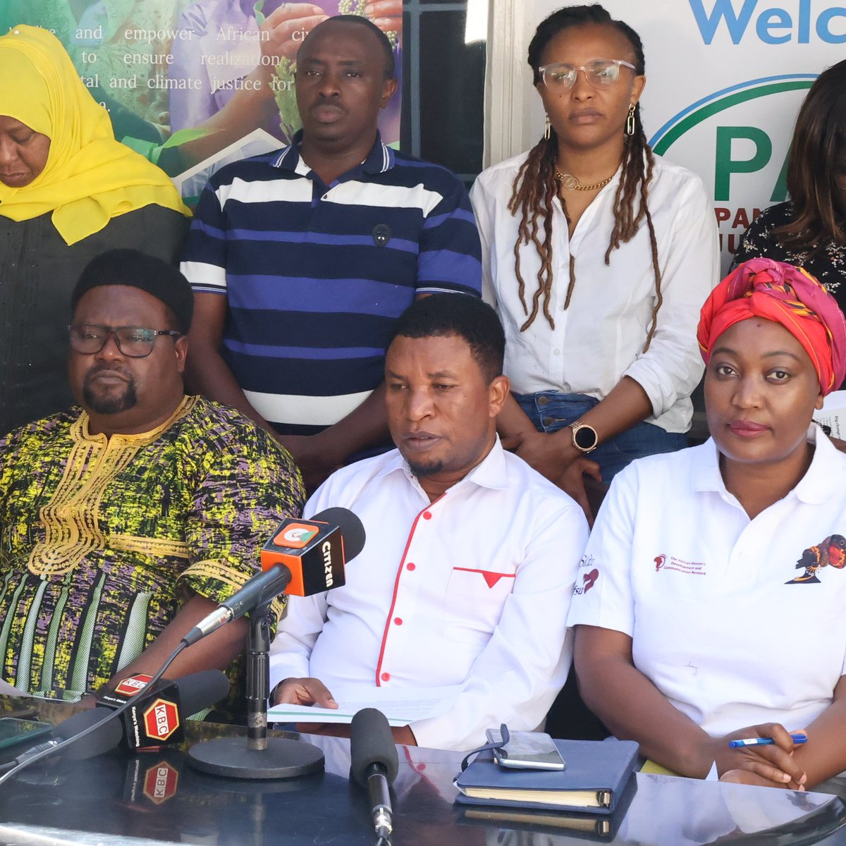 PACJA1's tweet photo. In a press conference held today at the #PACJA offices, The ED led the partners in a response to the appointment of the #COP28 President. In the statement, he said: #ClimateJustice #ClimateAction https://t.co/S2crlVJ5Bs