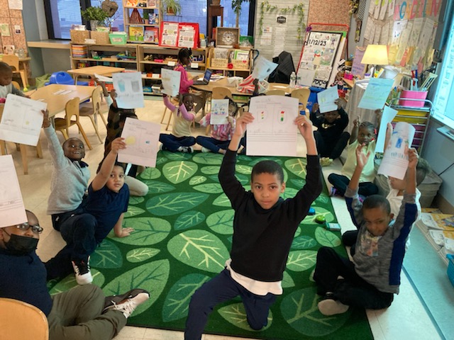RCSDFoundations's tweet photo. These first graders @RCSDNYS  Montessori Academy were really proud of their antonym writing! @drpeluso @RcsdSpeech @HollyPlaceSLP @shanieleads @KalaniAmy @white_lajuan https://t.co/e9HFnDulHI