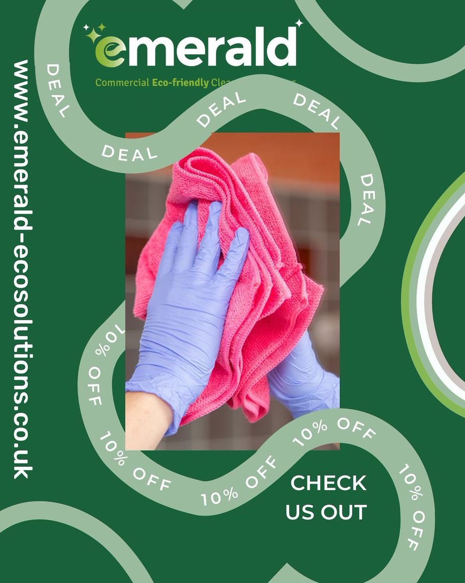 Get in touch today for a saving of 10% on every clean in 2023 💚

Contact us today 01224 310862 / 07494 445204 or email hello@emerald-ecosolutions.co.uk

#aberdeen #aberdeenbusiness #aberdeencity #aberdeencleaning #aberdeencleaningcompany