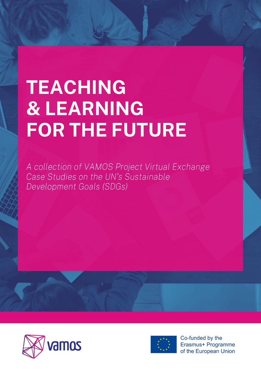 📢NEW JOINT PUBLICATION "Teaching &amp; Learning for the Future" includes a collection of #virtualexchange case studies on the UN’s #SDGs co-created by the partner universities in the project. 

Find out more➡️ vamos-erasmus.eu/new-publicatio…

🇧🇷🇮🇹🇸🇪🇭🇳 #VAMOSESD #SDG4 #VE