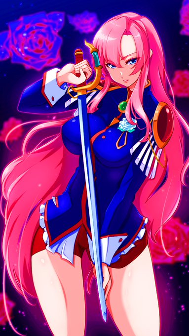 #絵を彩度100にすると超派手
←左彩度100→右元絵
派手っていうか・・・目が痛いな・・・
画面の明るさにもよりけりだけど
場合によっては使えるかもな・・・
例えば背景を彩度100にして
キャラクターを通常にするとかで差別化は測れるかもしれん 