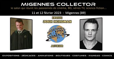 Notre 2eme invité : Josh HERDMAN !
Le serpentard Gregory Goyle dans la saga Harry Potter, entre autres...
#migennescollector #joshherdman #HarryPotter  #convention #migennesmaville