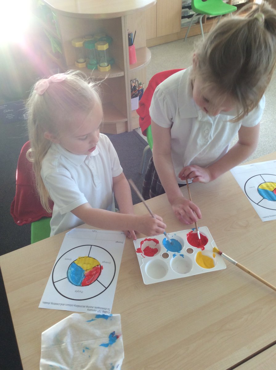 This afternoon, Year 2 have been investigating mixing secondary colours and creating shades and tone. 

Spectacular work Year 2! #proudteacher