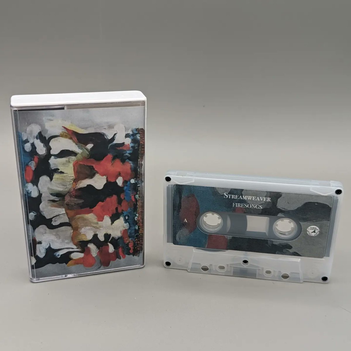 auralcanyon's tweet photo. Streamweaver • Firesongs
1st tape of 2023! A collection of phasing & shifting guitar loops. Available on our Bandcamp NOW. Hope you enjoy and thanks for listening deep.
#streamweaver #firesongs #auralcanyon
#FridayThe13th https://t.co/99hIizdwUP