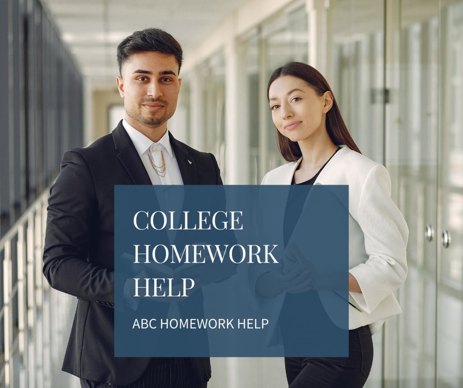 abchomeworkhelp's tweet image. ABC Homework Help is a one-stop solution for College Homework Help.
The team works tirelessly to benefit you with unique yet accurate solutions. #abchomeworkhelp #homeworkhelp #collegehomeworkhelp
abchomeworkhelp.com/college-homewo…