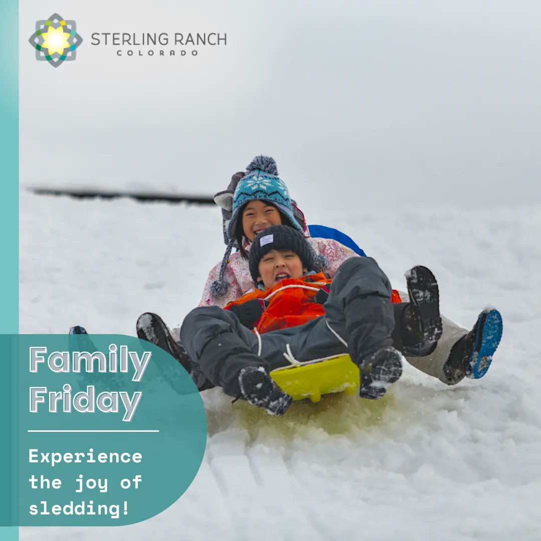 Experience the joy of sledding at Roxborough State Park! Sterling Ranch residents are just a short drive away from extensive trails. Hang on tight!

#mysterlingranch #familyfriday #joyresideshere #roxboroughstatepark