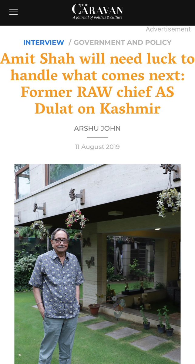 ShampaDey13's tweet photo. With someone like him as RAW Chief, its our sheer luck that we all hv made it alive.

Badluck for those who couldn't. 

This explains the 💣 bl@sts around India. https://t.co/C14d64L6Zt