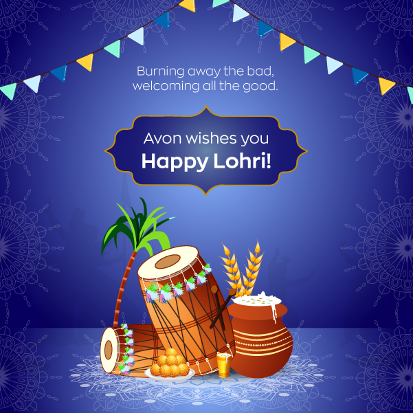 AvonIndia's tweet photo. Let the light and warmth of the Lohri fire fill your heart with colors, joy and prosperity.
Manifesting all good for the years to come, Avon wishes everyone A Very Happy Lohri!✨
#avon #avonindia #135yearsofavon #topicalpost #festiveseason #lohricelebration #Lohri2023 https://t.co/c10u3aPHrS
