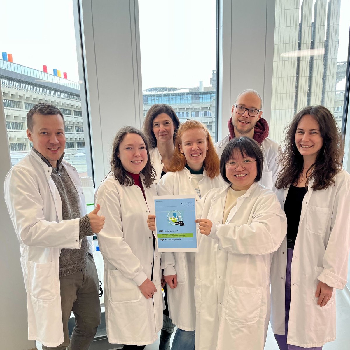 Starting 2023 with a SILVER #LEAF certification! Proud of the lab's dedication to do #sustainable #science 🌿👩‍🔬
@LEAFinLabs @AvaSustain @UCPH_health
#sustainablescience #greenlabs