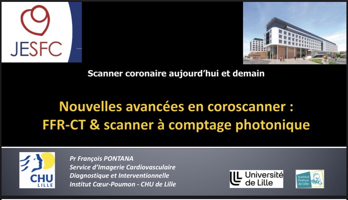 Heureux d’avoir participé comme orateur aux #JESFC 23 dans la session de l’interface <a href="/SFCardio/">SFC - Société Française de Cardiologie</a> <a href="/SFRadiologie/">SFR (Radiologie)</a> sur les avancées en #coroscanner <a href="/MartineGilard/">Martine Gilard</a> <a href="/BenjaminLongere/">Benjamin Longere</a> <a href="/ChristosGkizas/">xristos gkizas</a> @CERFradio <a href="/CHU_Lille/">CHU de Lille</a> <a href="/medecine_ULille/">Faculté de Médecine de Lille - UFR3S</a> 
L Boyer, A Jacquier,L Macron, J-Nicolas Dacher