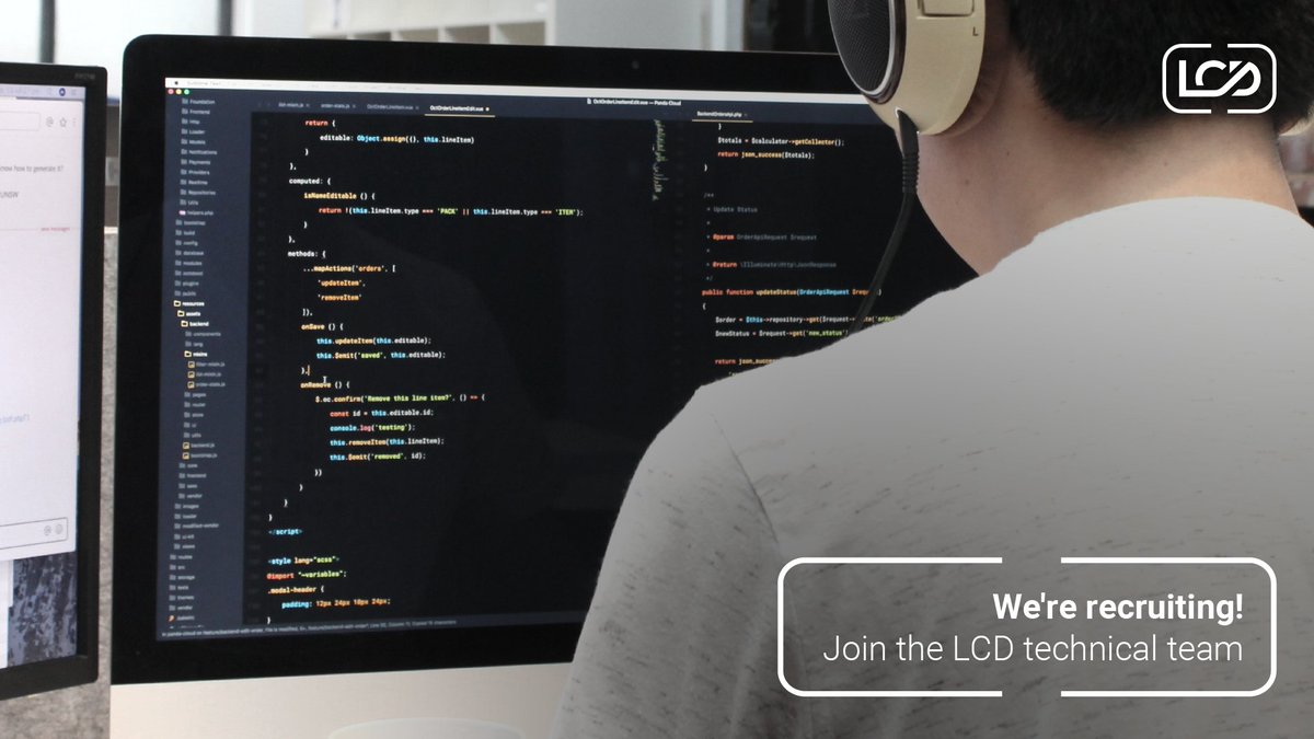 lcd_drivers's tweet image. LCD is recruiting for multiple posts!
If you think you might be a good fit for our technical teams, let’s have a chat!
Our Stack is .NET, #ReactWeb and #ReactNative, along with a more traditional AV Stack of real-world AV problems.
#Recruiting #Programming #Developers