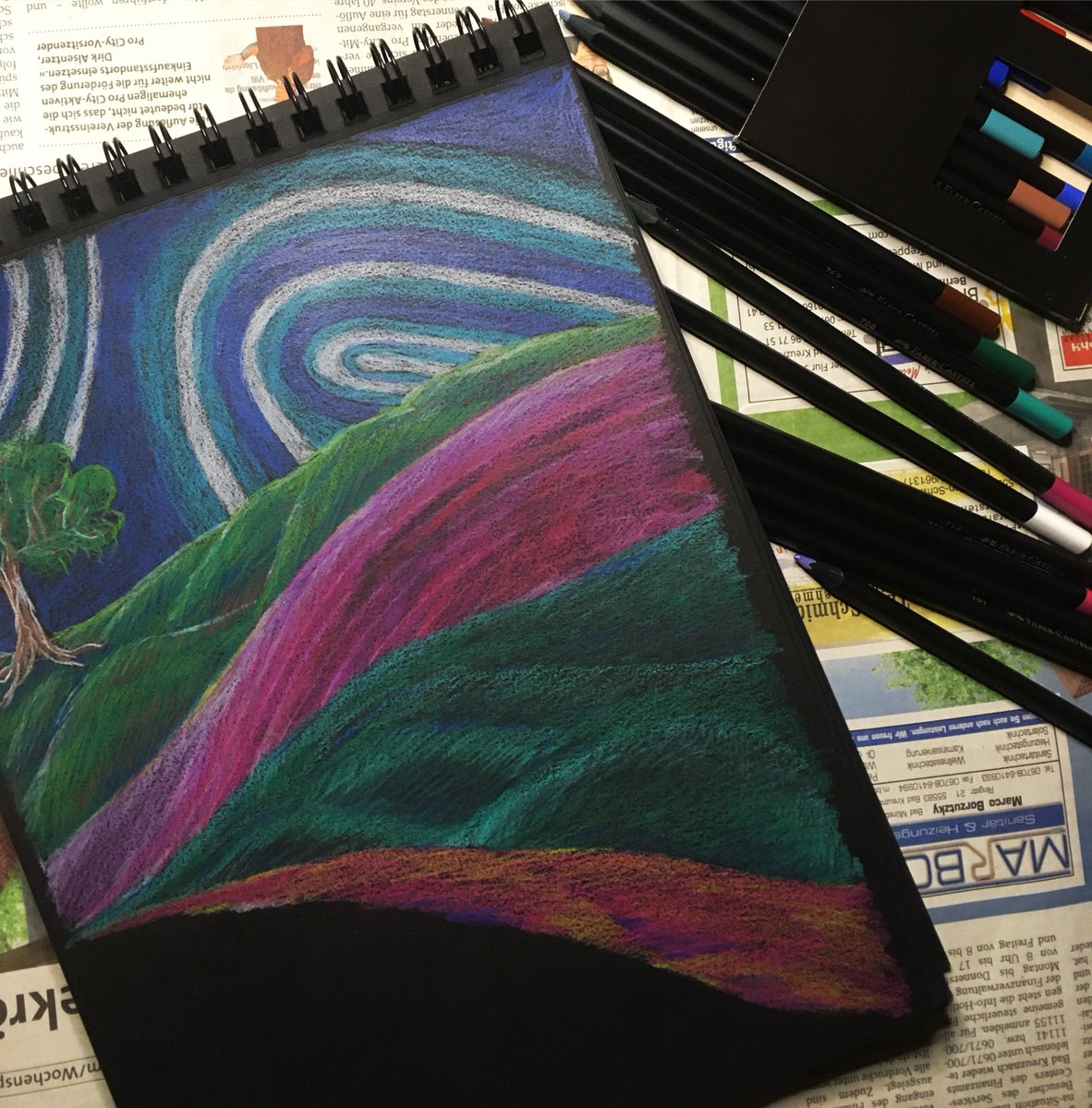 Buntstifte - Coloured pencils - work in Progress 

#kleineKunstklasse #colouredpencil