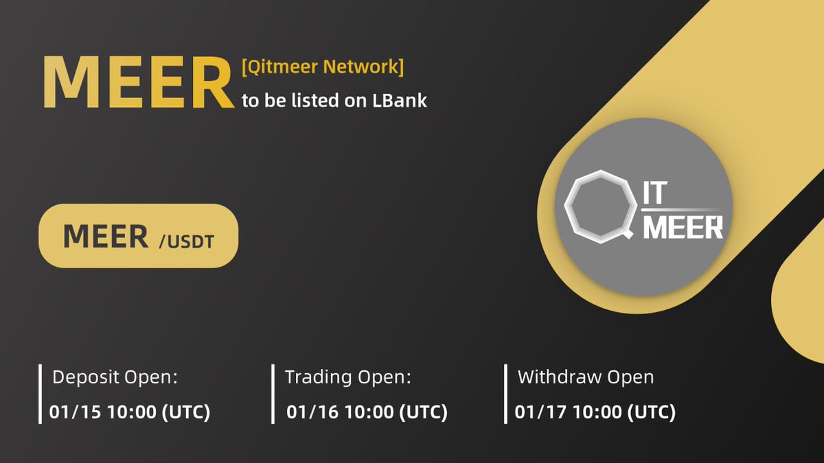 QitmeerNetwork's tweet photo. Voila! Qitmeer Network will be listed on LBank! More details here 👉 https://t.co/DiV7OCXz4M

Thank you for all your support! https://t.co/8Zbd4hIg9k