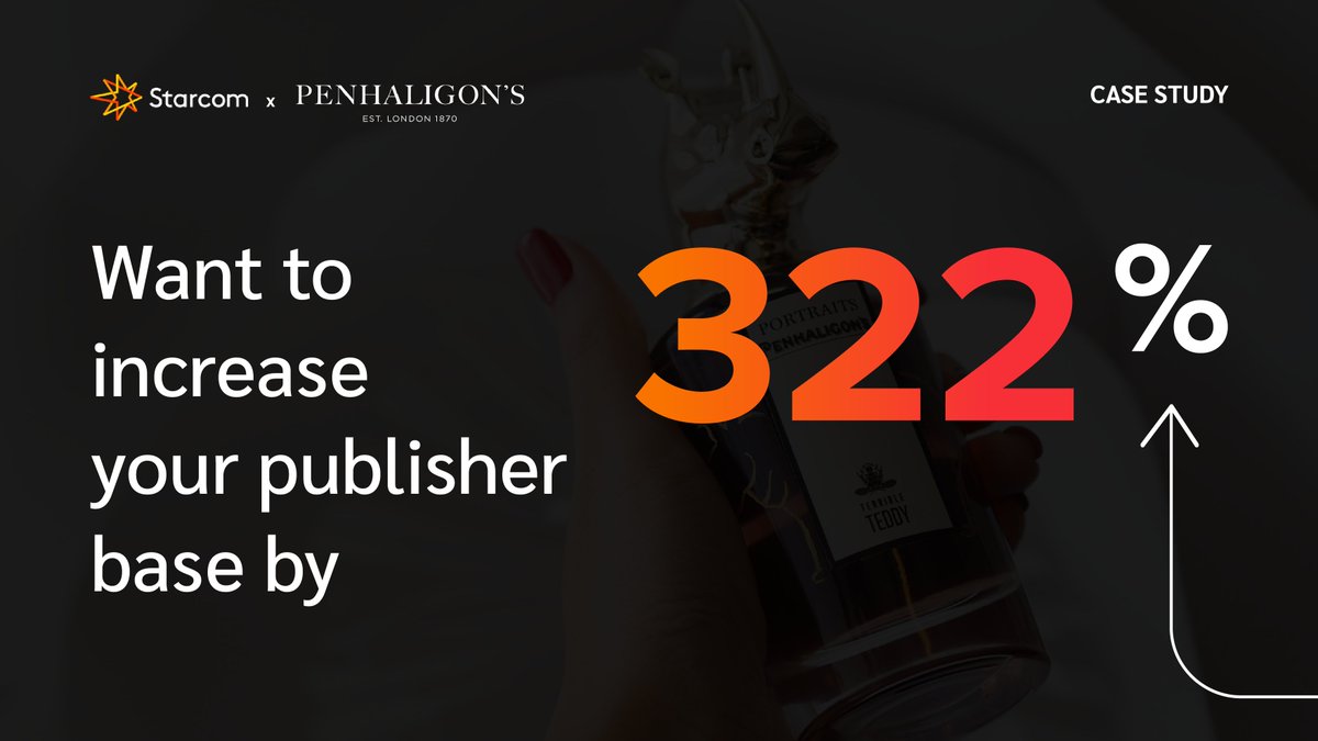 impactdotcom's tweet image. Great question👇🏾 Even better answer! This is how @PenhaligonsLtd did it with us and @StarcomWW 👉🏾  impact.st/VQHf50M2W0R 

#PartnershipEconomy #CreatePartnerships #SuccessStory