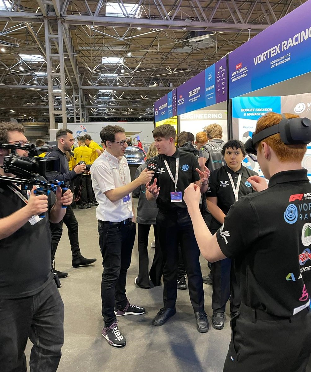 Vortex_RacingF1 (@vortexracingf1) on Twitter photo Day two at the fantastic <a href="/f1inschoolsUK/">F1 in Schools UK</a> National Finals which starts with our pit display interview.
Here's the F1 in Schools crew interviewing the team, as we show off our pit display and AR headset!
#F1iSUKNF #F1inSchools #RonDearingUTC #VortexRacing Day two at the fantastic <a href="/f1inschoolsUK/">F1 in Schools UK</a> National Finals which starts with our pit display interview.
Here's the F1 in Schools crew interviewing the team, as we show off our pit display and AR headset!
#F1iSUKNF #F1inSchools #RonDearingUTC #VortexRacing