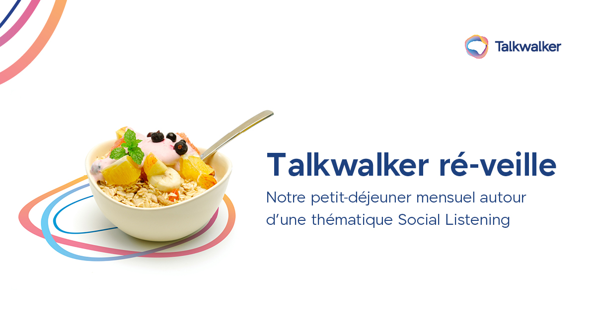 Découvrez Talkwalker Ré-veille, notre petit-déjeuner mensuel, pour échanger autour de thématiques social media. Places limitées ! Programme et inscriptions: ow.ly/B3Ou50MljL4