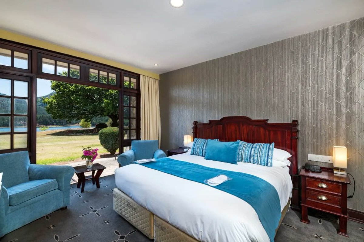 ZtaUpdates's tweet photo. ZTA congratulates African Sun on A NEW look Troutbeck Resort!
The Zimbabwe Tourism Authority would like to extend a BIG hearty Congratulations to African Sun Limited in their successful refurbishment of parts of the Troutbeck Resort. 
#VisitZimbabwe
#InvestInZim
#ZimBho https://t.co/Vfj6bwaOA0