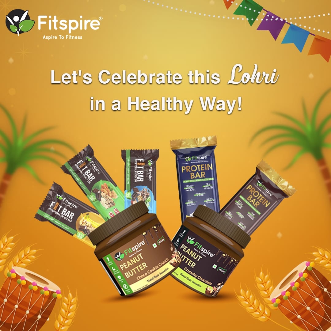 Fitspirein's tweet photo. On this blissful occasion of Lohri, we wish you a life filled with good health. positivity and immense charm.
Fitspire Team wishes you a very Happy Lohri !!

#energybar #fitbar #healthyfood #proteinbar #snackbar #chocolate #healthy #snacks #peanutbutter #peanut https://t.co/2jEVHpItEL