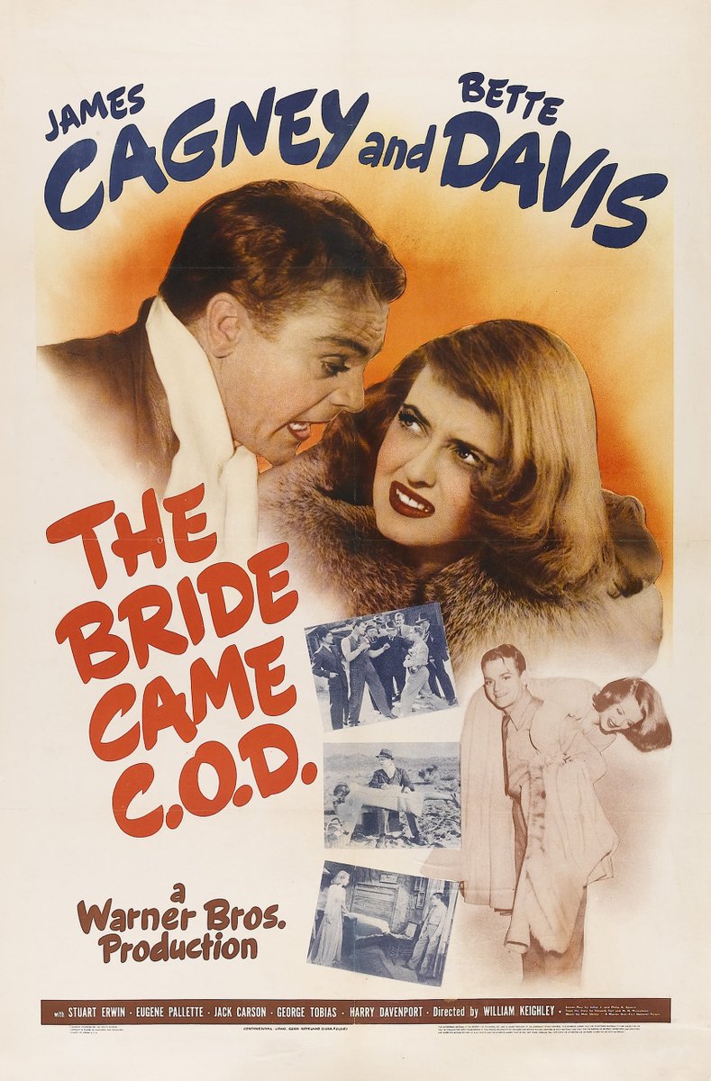 TCMComingUp's tweet photo. #ComingUpOnTCM

THE BRIDE CAME C.O.D. (1941) #JamesCagney #BetteDavis #StuartErwin
Dir.: #WilliamKeighley 4:45 AM

A pilot and a temperamental heiress are stranded in the desert together.

1h 32m | #ScrewballComedy | TV-G

#TCM #TCMParty #EugenePallette #JackCarson https://t.co/6GIESvQ9qb