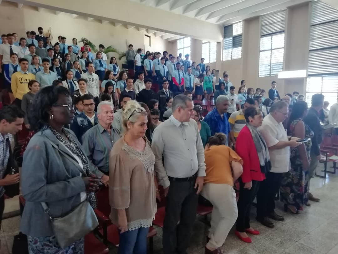 MaraLui85005402's tweet photo. ❤🇨🇺Muchas felicidades para #VillaClara, provincia destacada por el Día de la #CienciaCubana! Avanza con energía en la implementación de nuevos proyectos entre ellos el "Acelerador #científico del talento joven", del #MacroprogramaCTI. @InesMChapman @ElbaRosaPM @ArmandoRguezB https://t.co/8jIFTpJY7K
