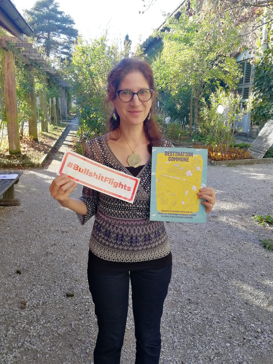 StayGroundedNet's tweet photo. Frequent flying is a BIG problem in academia! Let’s get our #CommonDestination guide in the hands of scientists who can lead the way in ditching flights! Thanks @JKSteinberger for spreading the word! #ScienceStayGrounded @DoctorAnanas @RenovateEurope @Renovate_CH @SanjaHakala https://t.co/bc2sLpYdLn