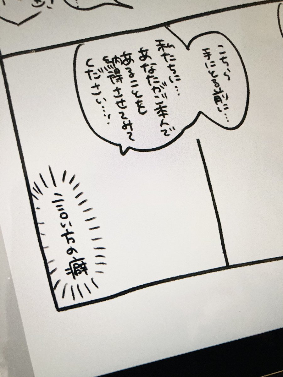 という一連の件が言葉で説明するの難しいから描き起こそうとしていたけど面倒になってやめました これは本当に言われてちょっと笑いそうになったところ 