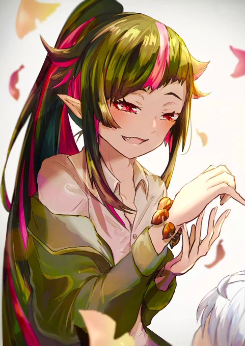#絵を彩度100にすると超派手結構すきかも… 