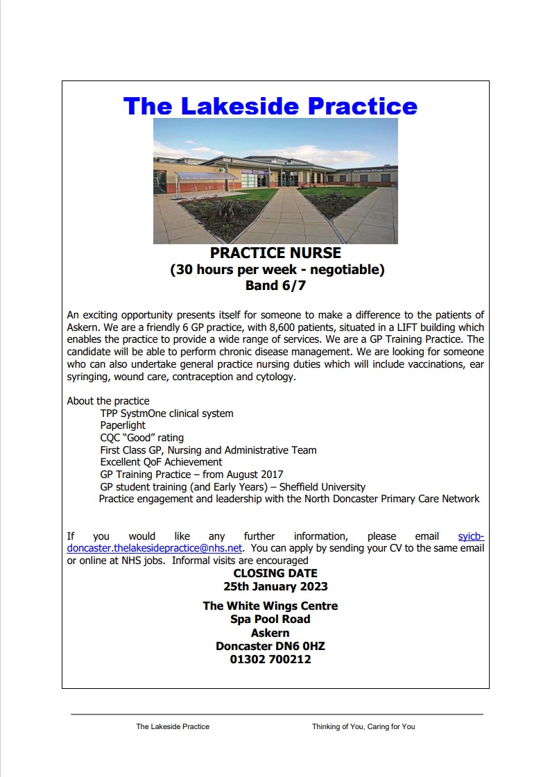 The Lakeside Practice tweet media