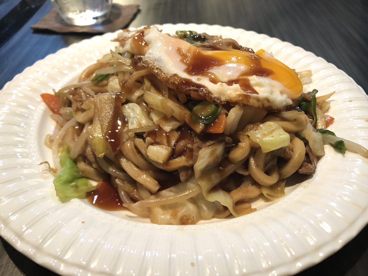 晩御飯は野菜たっぷり『焼きうどん』♪♪♪