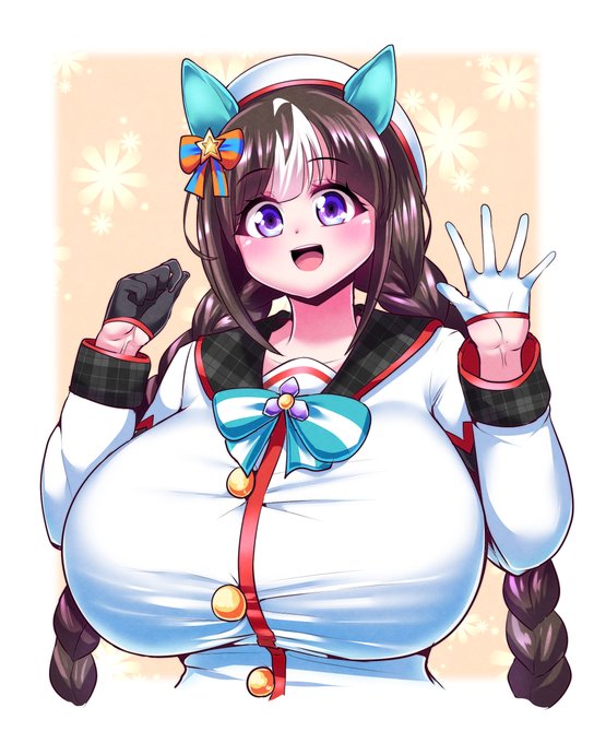 ホッコータルマエ描きました。白は…膨張色だからね… 