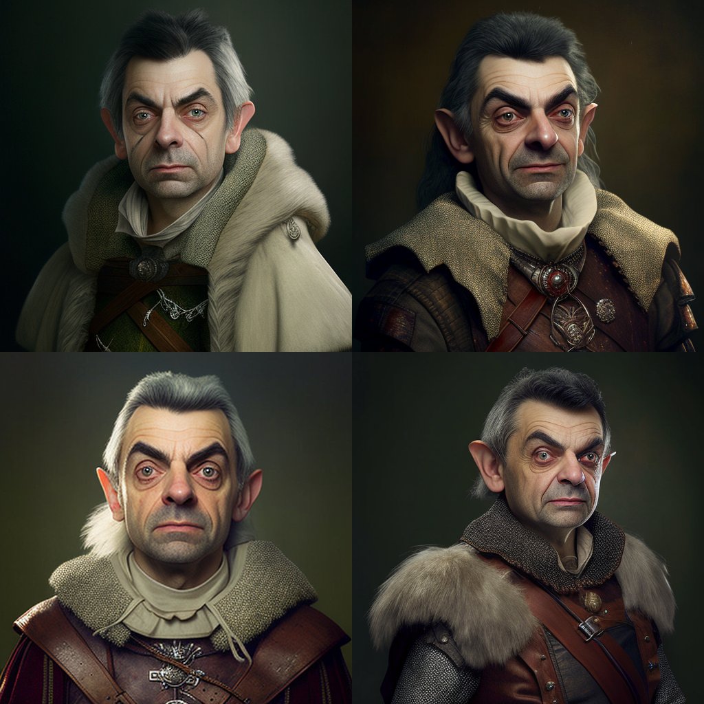 GrofitPlays's tweet photo. So imagine if in the next series of #TheWitcher we got #MrBean as a character too.

(It's AI generated before anyone comments/asks - #midjourney) https://t.co/AG89GpYiJ4