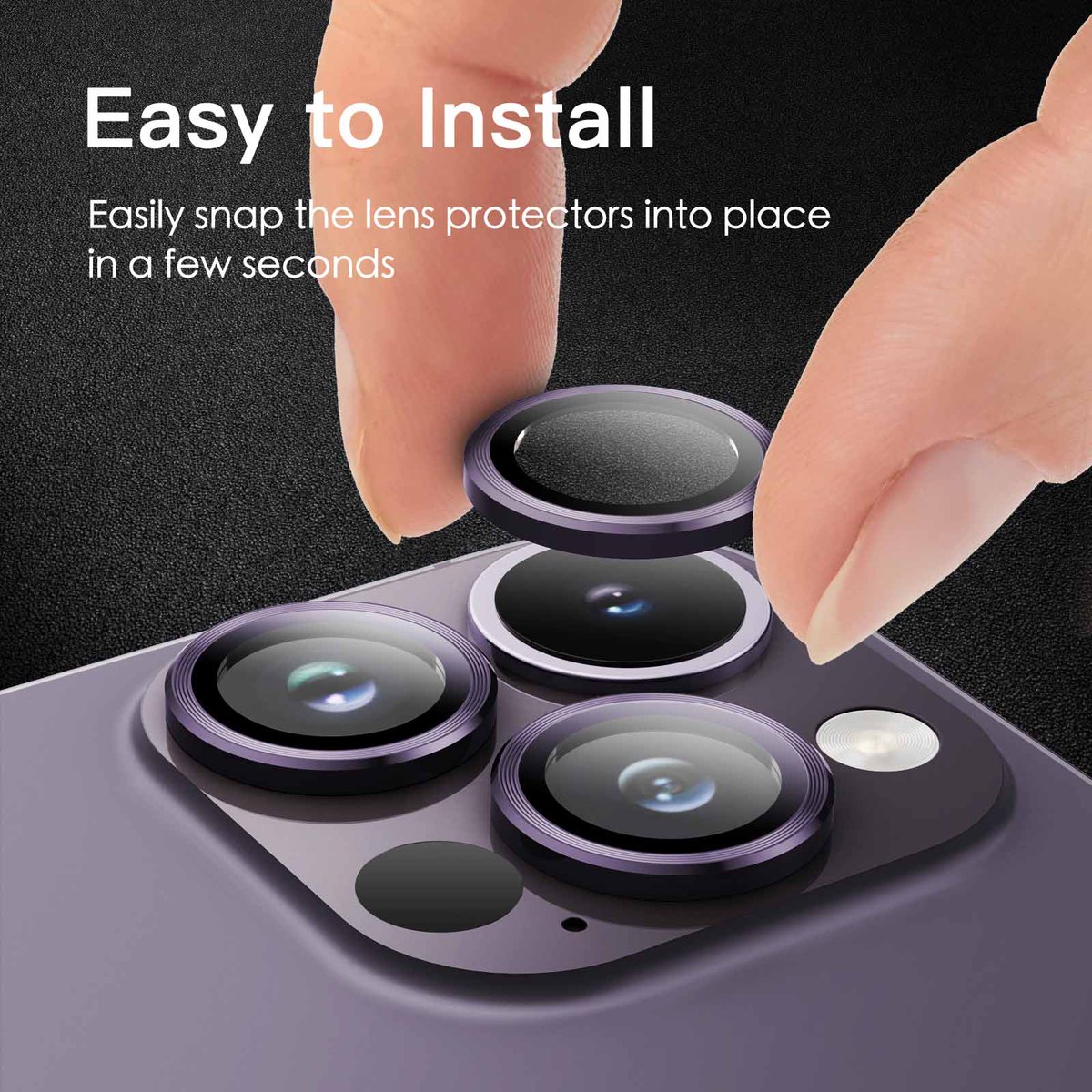 JETech_US's tweet image. Camera Lens Protector for iPhone 14 Pro
The delicate 3D texture reflects a beautiful luster under the light🥳🥳🥳
The oleophobic coating effectively keeps fingerprints, sweat and oil from gathering💖💖💖
#CameraLensProtector #iPhone14Pro