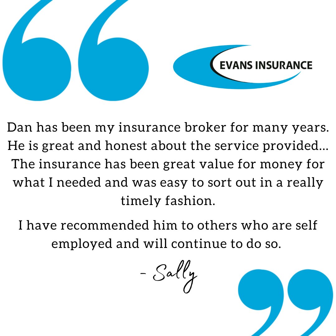 Brand new testimonial taken from Dan's LinkedIn Recommendations! 
If you'd like a no-obligation Business or Property Insurance quote, please get in touch -
📞 01708 289 525 -- evansinsurance.co.uk