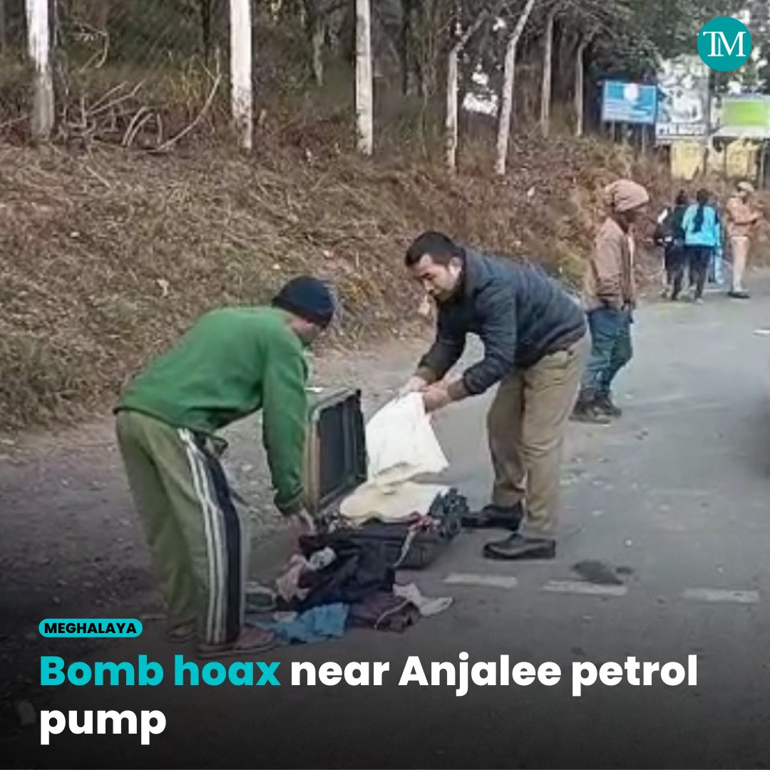 TheMeghalayan's tweet photo. An #unclaimedsuitcase created a #bombscare near #Anjaleepetrolpump here on January 13 around 3:15 pm. Following the information, police reached the spot with a #bombsquad and #cordonedoff the area. Later, the bomb squad opened the suitcase only to find some old and used clothes https://t.co/MvzyIeNLuo