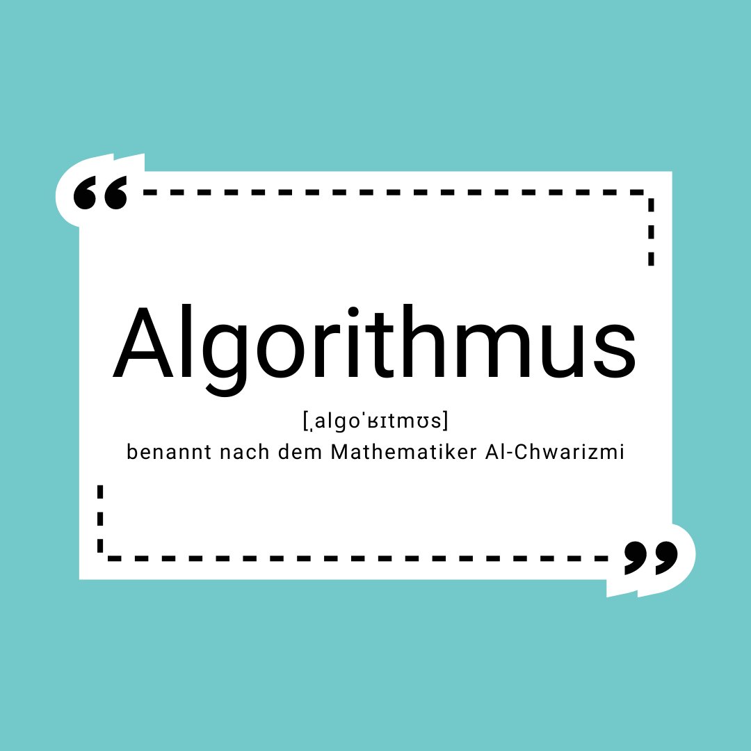 Was sind Algorithmen, wofür braucht man sie und was haben sie mit Kuchen backen zu tun? 🧐
Das alles kannst du im YouCodeGirls Blog im Artikel „Hier verstecken sich Algorithmen in deinem Alltag!“ nachlesen. Den Link dazu findest du oben in der Bio. 👆