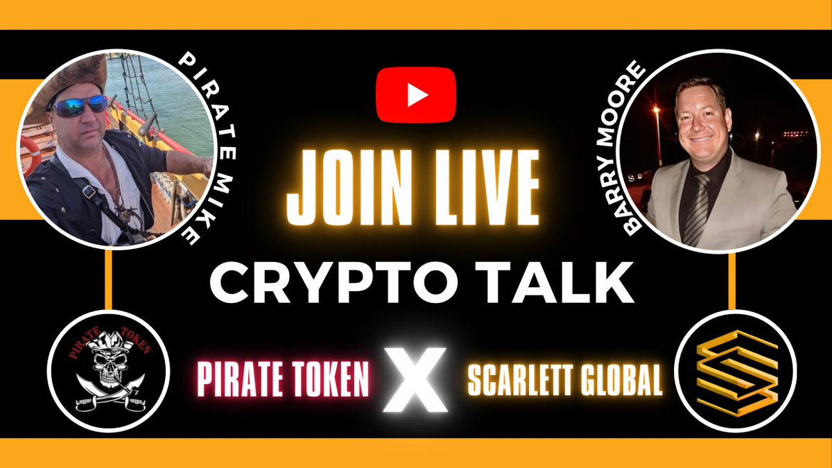 Drnftapp's tweet photo. Come by in few minutes and spend some time with PIRATE MIKE 🏴‍☠️ &amp; BARRY MOORE. LET’S GO…! 

https://t.co/xkDjFnQiFx

#scarlettglobal #piratetoken #Crypto #cryptotalk https://t.co/6emC7pN2xX