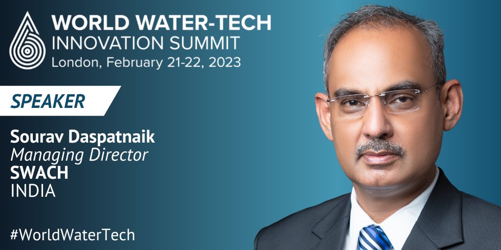 swachenv's tweet image. The Managing Director of Swach Environment Private Limited will participate “THE WORLD WATER-TECH INNOVATION SUMMIT” in London – 21-22 Feb 2023 &amp;amp; will deliver his speech on Smart Asset Management in Changing Climates // Reducing Network Stresses &amp;amp; Water Loss.

#WorldWaterTech