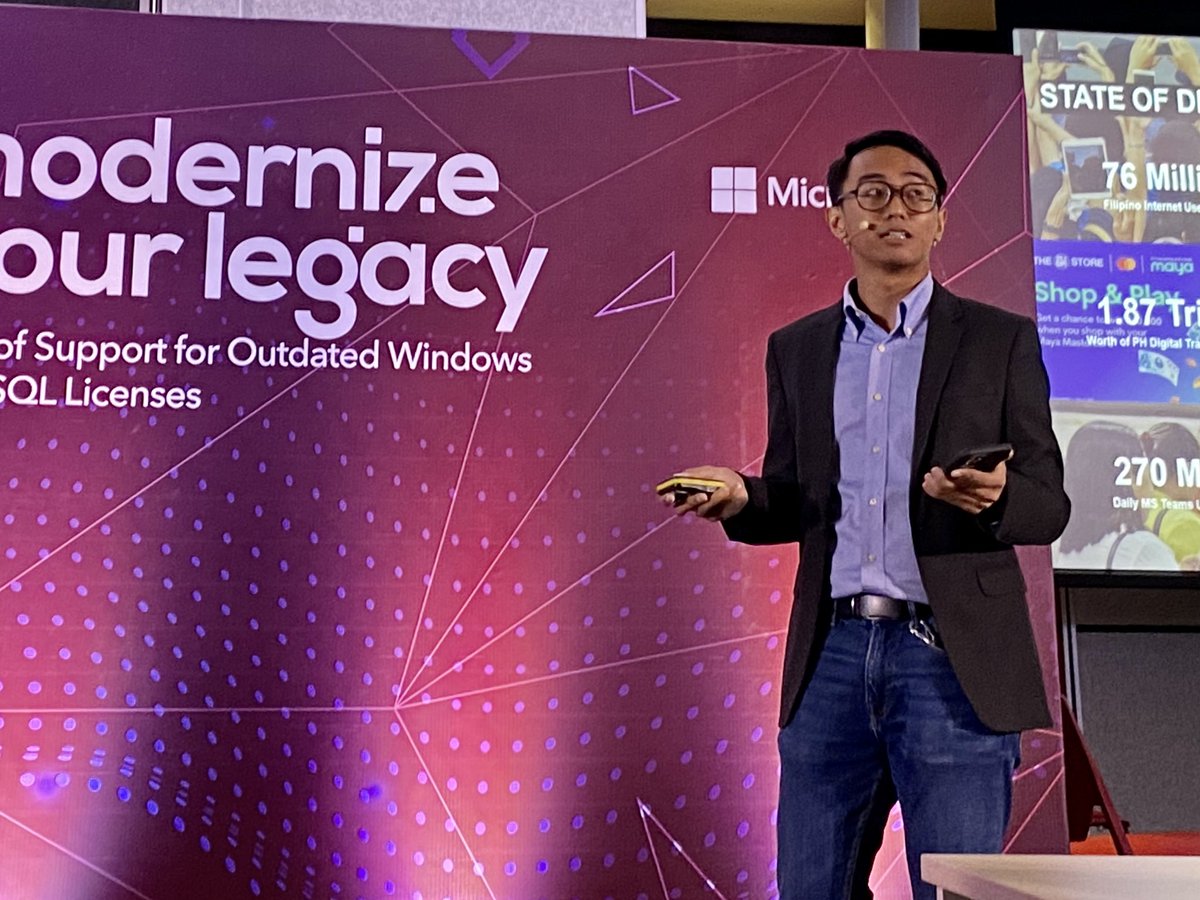 ePLDT's tweet image. “Being updated is part of basic hygiene.” – Jaz Garcia, Business Development Manager for Cloud Infrastructure, ePLDT

Staying up to date with systems and the risks of running on legacy software. Leveraging outdated systems may lead to “technical debt.”

#ePLDTBetterWithCloud